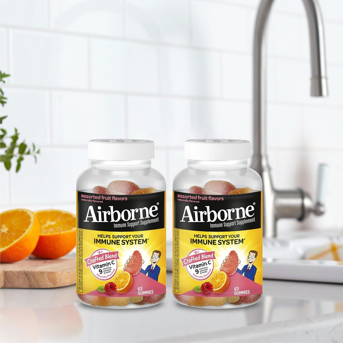 Airborne 750mg Vitamin C Gummies for Adults