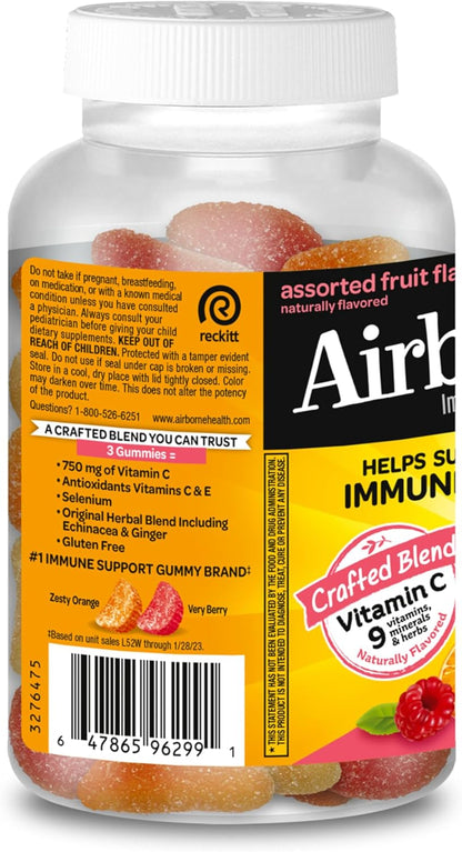 Airborne 750mg Vitamin C Gummies for Adults